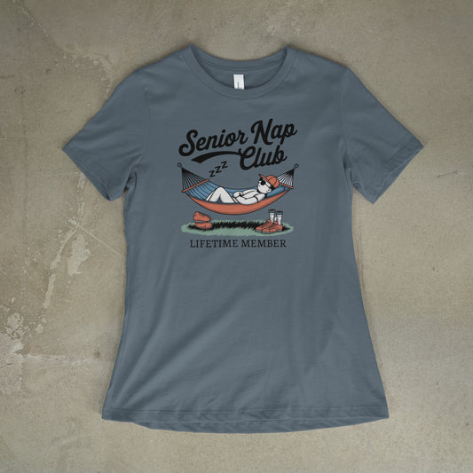 Senior Nap Club Tee – Lifetime Member Badge