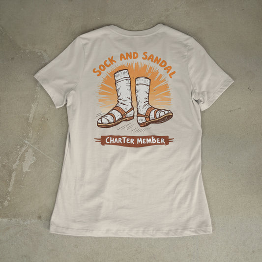 Sock & Sandal Society Tee – Charter Member Edition